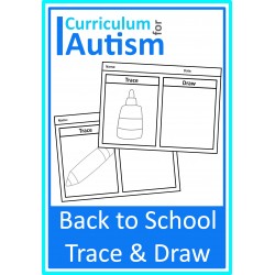 Back To School Theme Trace & Draw